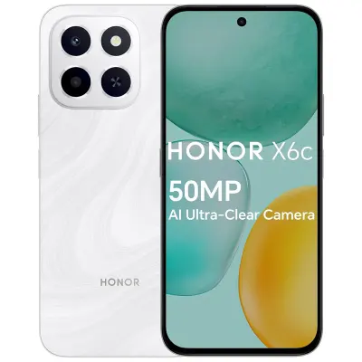 Honor HONOR X6c Dual SIM 6GB RAM 128 GB Storage 4G Smartphone – 50MP AI Camera, 5300mAh Battery, 120Hz Display – Middle East Version
