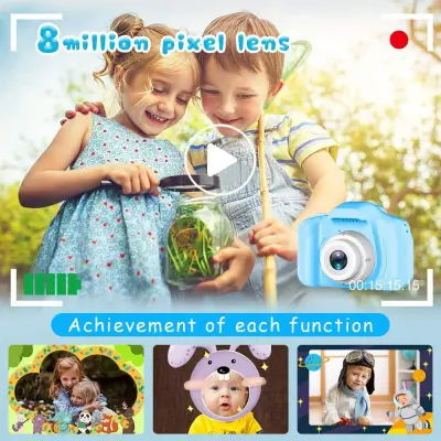 Generic Cute kids Digital Camera with Rabbit Silicone Case, 1080P HD video, Selfie Camera, Games, and. Perfect for kids ages 3–9