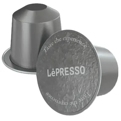 Lepresso Premium Aluminum Coffee Capsules, Blended Flavors for Nespresso (10pcs)