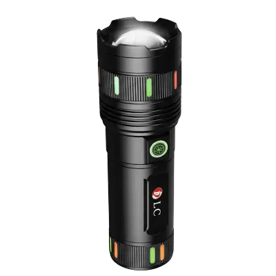 DLC Multifunctional Handheld Flashlight with Portable Handheld Design for Outdoor Camping