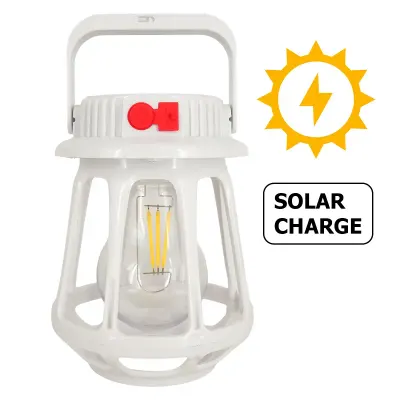 Generic Solar Camping Light Multifunctional Portable LED Lantern with USB & Solar Recharge