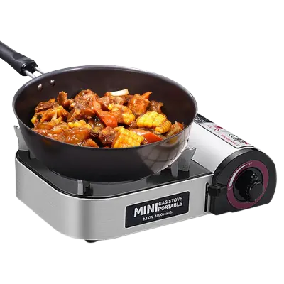 Generic Mini Portable Gas Stove – Compact Single-Burner Outdoor Camping Cooker