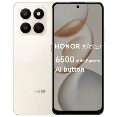 Honor HONOR X7d 5G Dual SIM 8GB RAM 256GB Smartphone – Middle East Version, 108MP AI Camera, 6500mAh Battery, Snapdragon Performance, 120Hz Display