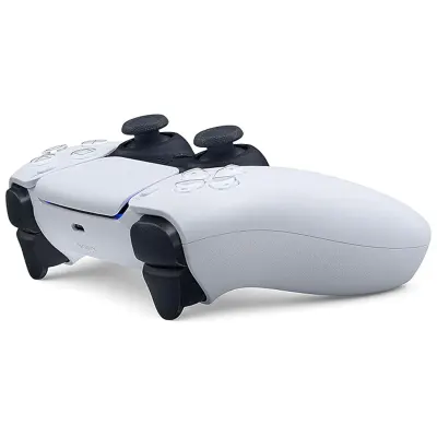 Sony Sony DualSense Wireless Controller for PlayStation 5 White Edition with Haptic Feedback, Adaptive Triggers, Built-In Microphone, Motion Sensor and Touchpad Controls