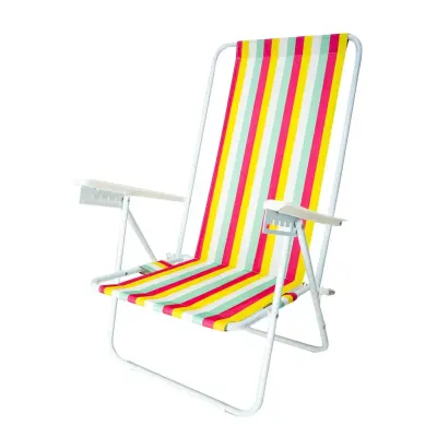 Generic Foldable Camping Chair For Outdoor Camp Beach Travel Picnic Hiking LB-20640 Multicolor