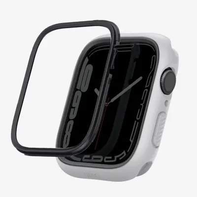 UNIQ 45/44mm Watch Case for Apple Watch Series 4/5/6/7/8/SE, UNIQ Moduo - Chalk/Stone Grey