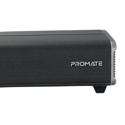 Promate 60W Ultra-Slim Soundbar With Built-In Subwoofer | Promate Castbar-60 Black