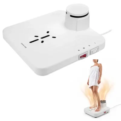 Green Lion Instant Hands-Free Body Dryer and Electric Foot Warmer with 960W Motor, Warm and Cool Air Modes, Pressure Sensor Activation, 360° Airflow and Anti-Slip Base