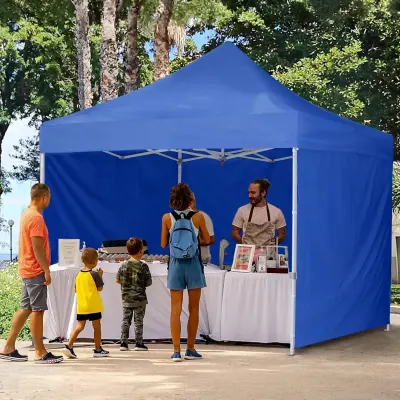 Generic Heavy-Duty Foldable Pop-Up Gazebo Tent 3x3 m – Waterproof Outdoor Canopy Shelter with Side Enclosure Walls