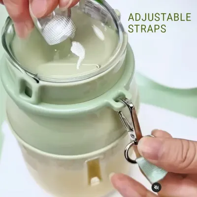 VYVY Labs 800ML Portable Juice Blender with 10 Blades Head, VYVYLabs VitaMix VKGZJ01 Portable Juicer Bottle