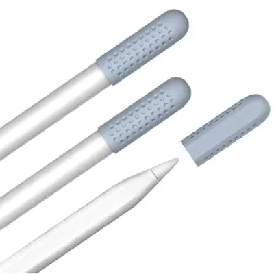 Generic NIB Cap for Apple PENCIL 2nd Generation, AHA Style, 3 Pairs - Grey