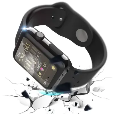 Green Lion 45mm Apple Watch 3D HD Glass Screen Protector, Compatible for Apple Watch 4/5 with a 45mm size, Green Lion - Clear