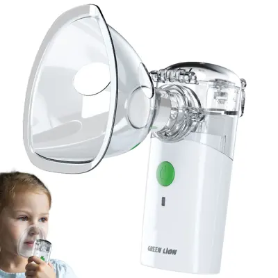 Green Lion Portable Nebulizer – Compact Dual Power Asthma & Allergy Relief