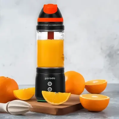 Porodo 240 Watts Dual Spin Clockwise & Reverse Portable Blender, Porodo Lifstyle - Black