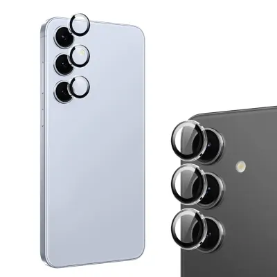 WiWu Galaxy S25 Plus Crystal Clear Lens Protection, Anti-Reflective Guard with Easy Installation