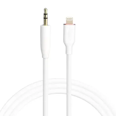 MpBlberri Lightning to 3.5MM Jack Stereo Aux Cable 1 Meter mpBLBERRI BLB-AX502