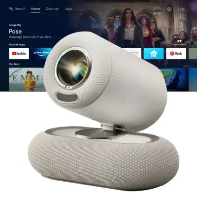Generic Lumacast Smart Full HD Projector – 1080P Portable Projector with Auto Focus, Auto Keystone & Built-in Speaker