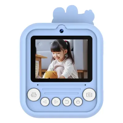 Green Lion Little Click Instant Print Camera – FHD 1080P Dual Lens, 48MP Photos, 1300mAh Battery, 2.4-Inch Display, Type-C Charging