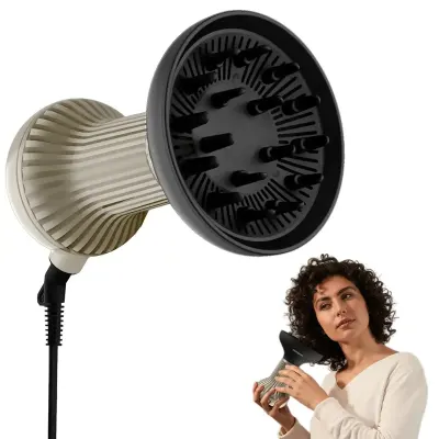 Porodo Portable High-Speed Hair Diffuser and Dryer for Curly Hair PDLFST593BKGD