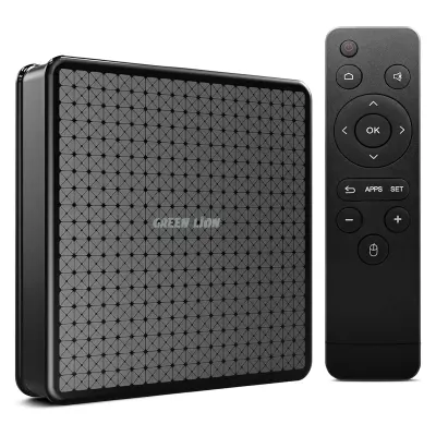 Green Lion Android TV Box GL-TV5 4K Ultra HD Smart Streaming Device