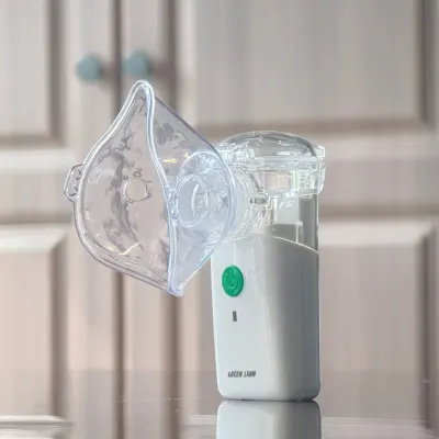 Green Lion Portable Nebulizer – Compact Dual Power Asthma & Allergy Relief