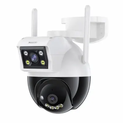 Yesido Smart Outdoor HD Camera With Night Vision | 4 Mega Pixels | 1920x1080 Resolation | Yesido KM12 Dual Camera