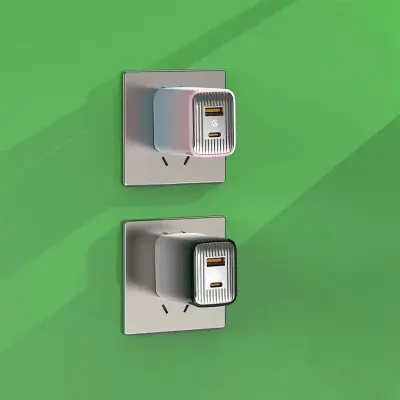 Hoguo 45 watt Fast Wall Charger with USB-A and USB-C Fast Charging Ports | Hoguo U22