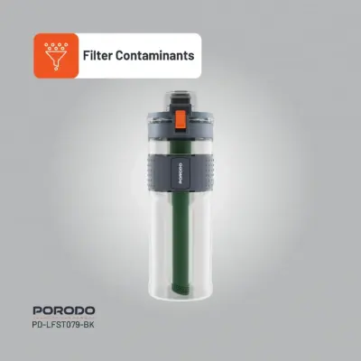 Porodo 2-Stage Filtration Water Bottle 600ml
