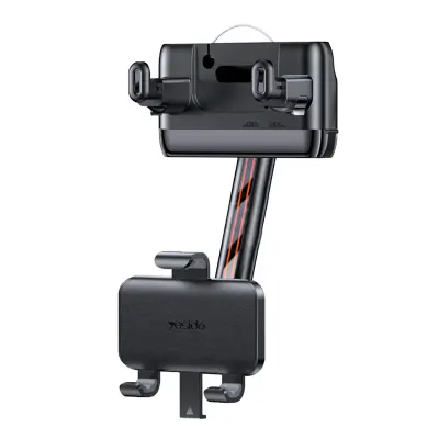 Yesido Rear View Mirror Car Phone Holder with 360° Rotation & Adjustable Mount