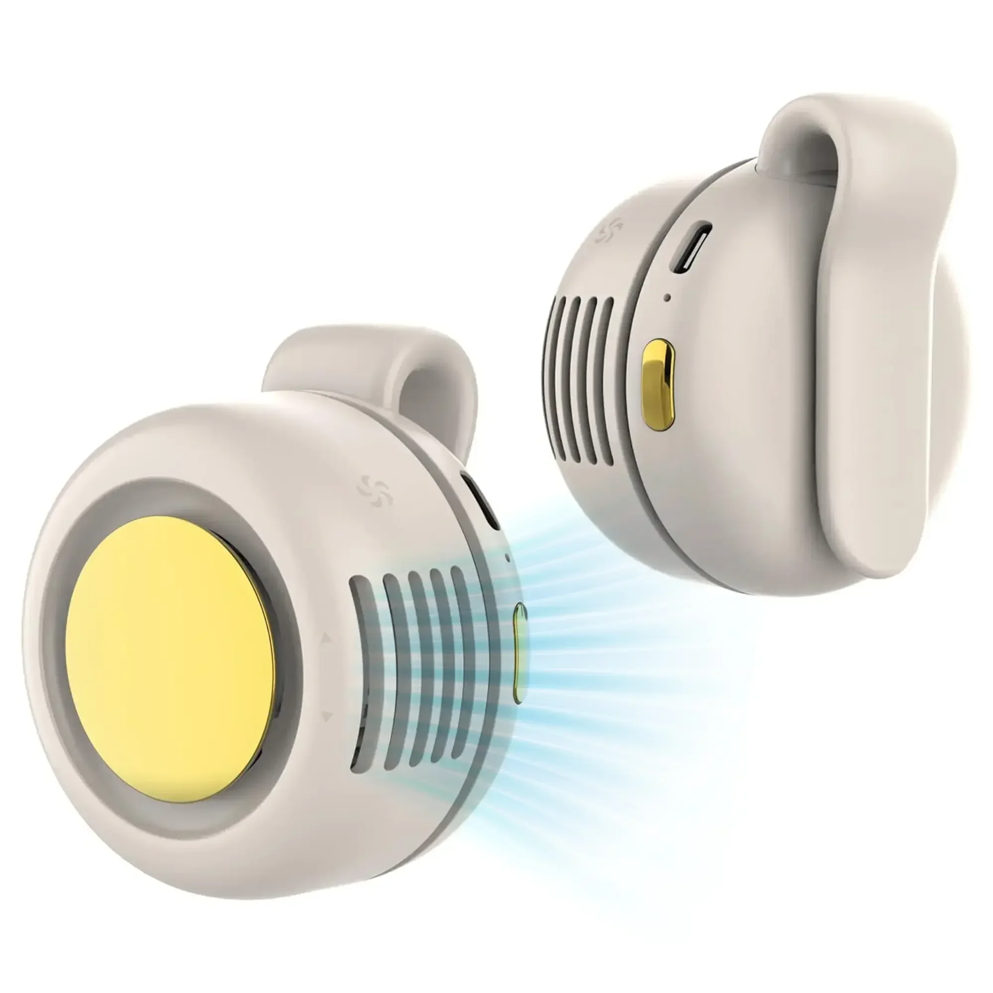 Small Whirlwind Portable Bladeless Fan with 360° Rotating Airflow