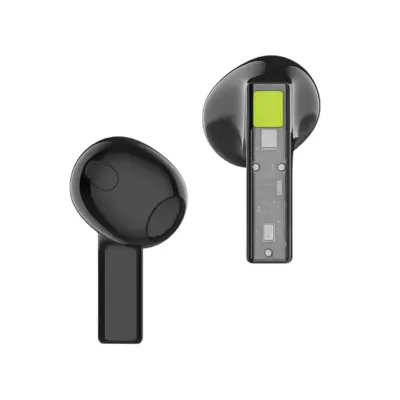Goui True Wireless Earset with High Quality Sound and 16 Hours Playtime, Goui G-EARTRA-3A - Black & Green