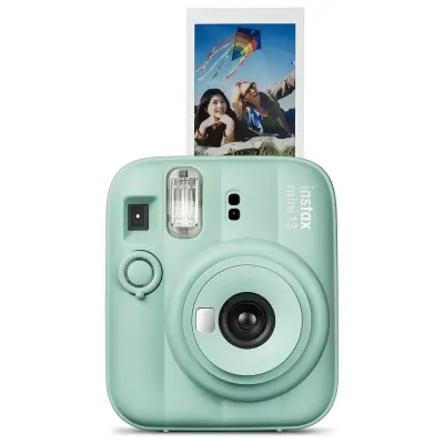 Fujifilm Mini 13 Instant Film Camera with Automatic Exposure, Automatic Flash, 2-Second and 10-Second Self-Timer, Close-Up Mode, Selfie Mirror and Camera Angle Adjustment Wrist Strap