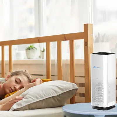 X.cell Clean Air CL1 Air Purifier  with Pre Filter, HEPA Filter, Activated Carbon Filter, UV Light And Ionizers, Protection from Pet hair, Pollen, Dust, Smoke, Dander, Cotton fibre (Free Replacement Filter Included)