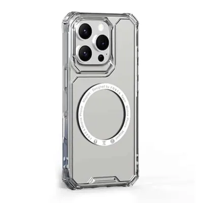 Foxes iPhone 14/15/16 PRO MAX MagSafe Clear Case with 7 Feet Military Grade Drop Protection and 4 Corners Air Bags, Foxes FC-11 iPhone Cover - 15 PRO MAX 15 PRO MAX