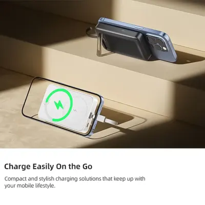VYVY Labs 10000mAh Fast Charger Power Bank with Stand and Type-C Cable VYVY Labs - White
