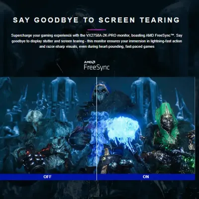 ViewSonic 27-Inch QHD 2K IPS Gaming Monitor 180Hz Refresh Rate 1ms MPRT SuperClear IPS Panel AMD FreeSync HDR10 HDMI and DisplayPort