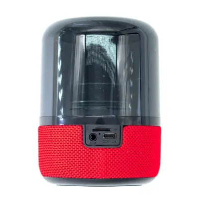 Promate 360 Degree Sound Speaker Red | Promate Lumisound