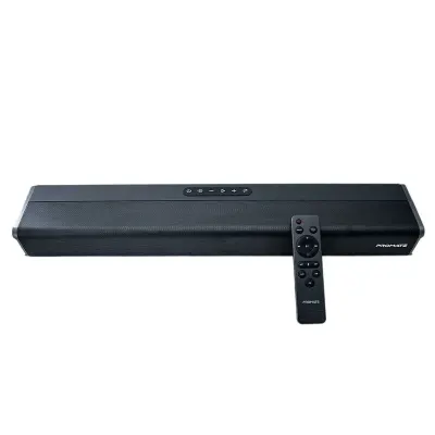 Promate 60W Ultra-Slim Soundbar With Built-In Subwoofer | Promate Castbar-60 Black