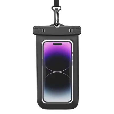 MoXom Waterproof Mobile Case for Ultimate Protection, MoXom IPX8 - Transparent & Black