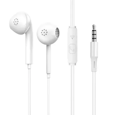 Zentality 3.5mm Jack Wired Earphone with Multi Control XI High Defination Audio Quality Zentality E-16 - White