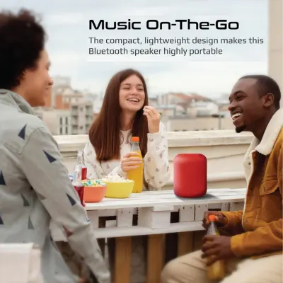 Promate Wireless Hd Speaker, 10W Prostream Promate Boom - Red