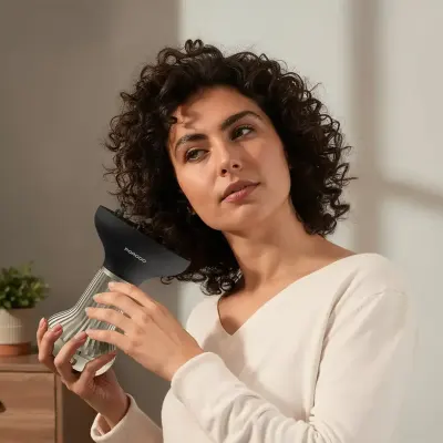 Porodo Portable High-Speed Hair Diffuser and Dryer for Curly Hair PDLFST593BKGD