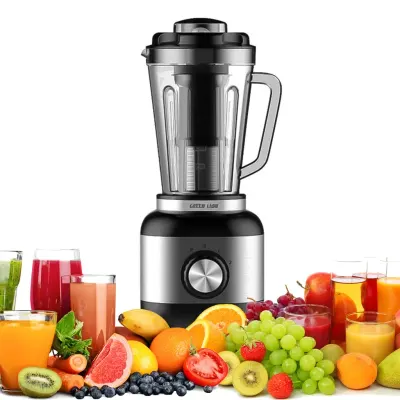 Green Lion 600 Watts 6-in-1 Blender with 1.8 Litres Capacity and Unbreakable Jar Green Lion - Silver & Black