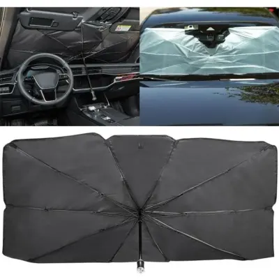 Brella Shield Sun Shield Umbrella for Car Windshield, BrellaShield Car dashboard Sun Protection