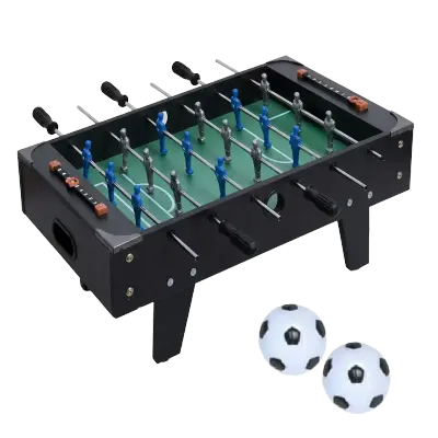 Generic Tabletop Foosball Soccer Game with Score Trackers, Anti-Slip Hand Grips, Mini Football