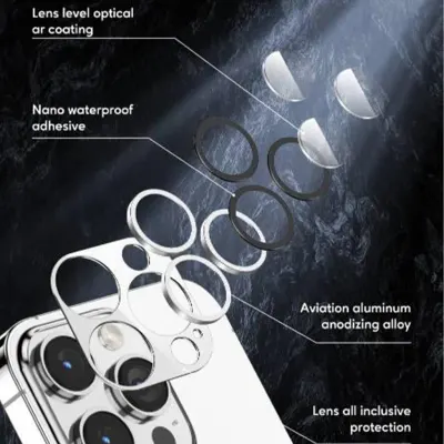 Green Lion iPhone 14 Pro / 14 Pro Max, Camera Lens Pro Aluminum Protector, Green Lion Golden