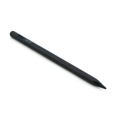 Porodo Smart Pencil with Touch Switch, Aluminum Body, 1.5mm Nib, Magnetic Attachment, Double Tap Function, 8-10 Hour Battery Life, Type-C Charging, Porodo - Black Black