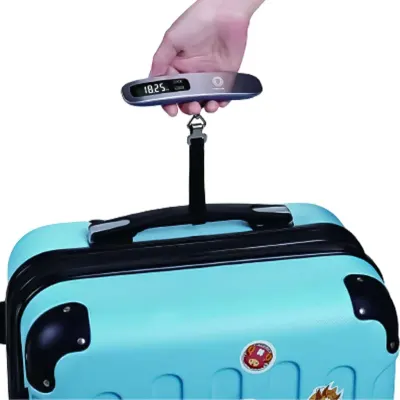 Green Lion Digital Luggage Scale with 50kg Capacity, Target Value Setting, Compact & Portable, High Accuracy, Green Lion - Silver