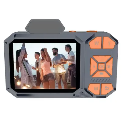 Porodo 48MP Full HD 1080 Advanced Digital Camera Video Stabilization & 18x Digital Zoom, Porodo - Orange