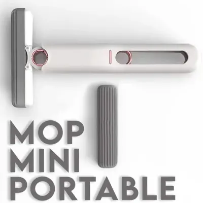 Generic Mini Portable Mope with Sponge Head XTB-001 - White